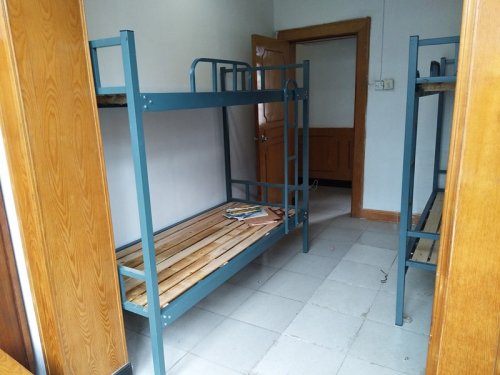 合肥上下铺床批发 角铁床宿舍高低床现货