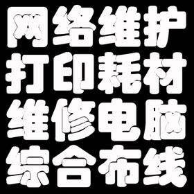 监控弱电、监控安装、网络布线、局域网调试、企业IT外包